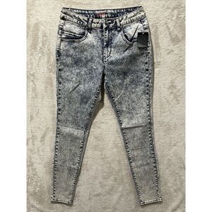 NWT Delias Liv Women's Juniors Size 6 Mid‎ Waist Acid Wash Skinny Jeans Jeggings